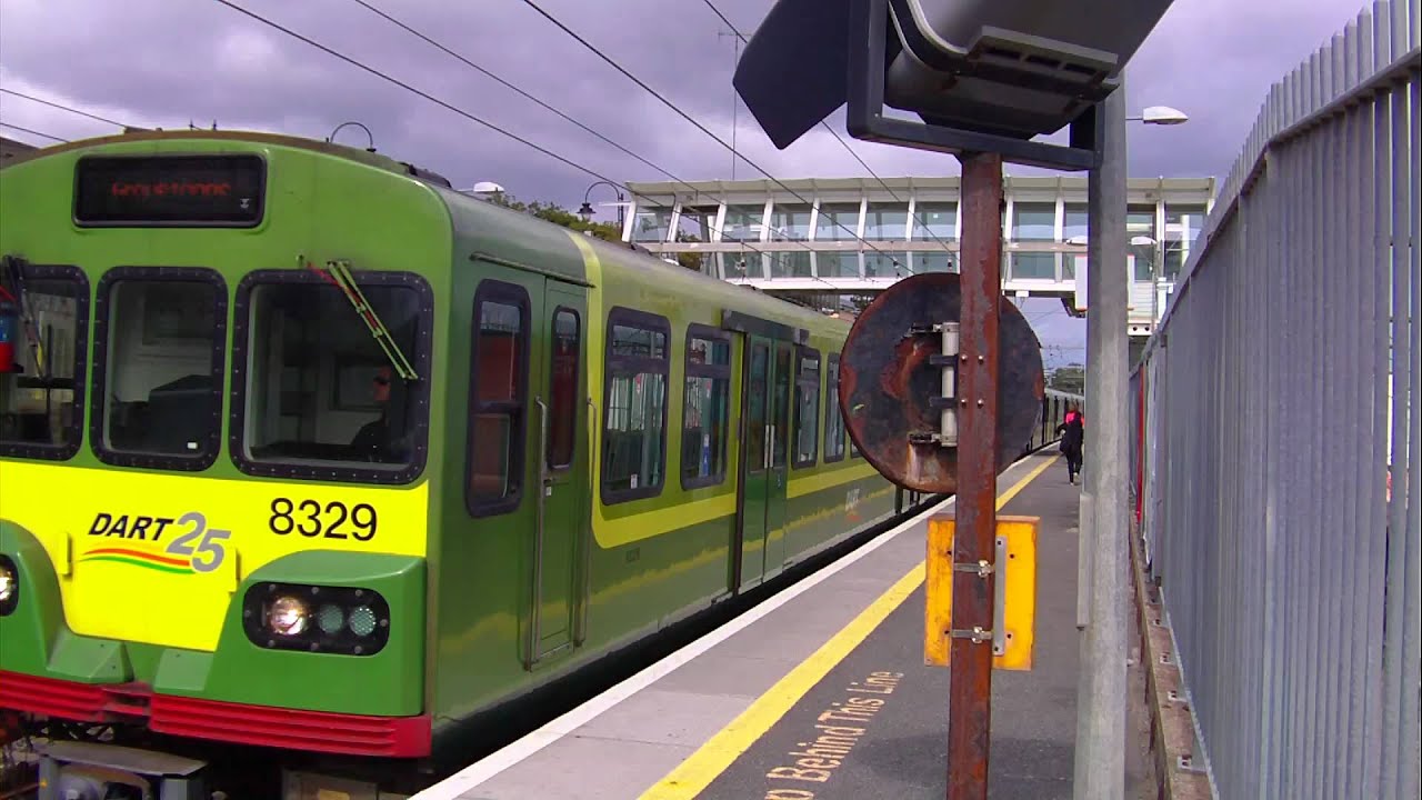 29000 and 8300 class trains in Blackrock station, Dublin