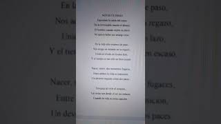 Rumba..Notas últimas.. Balada texto sonata verso Miguel de Asén...