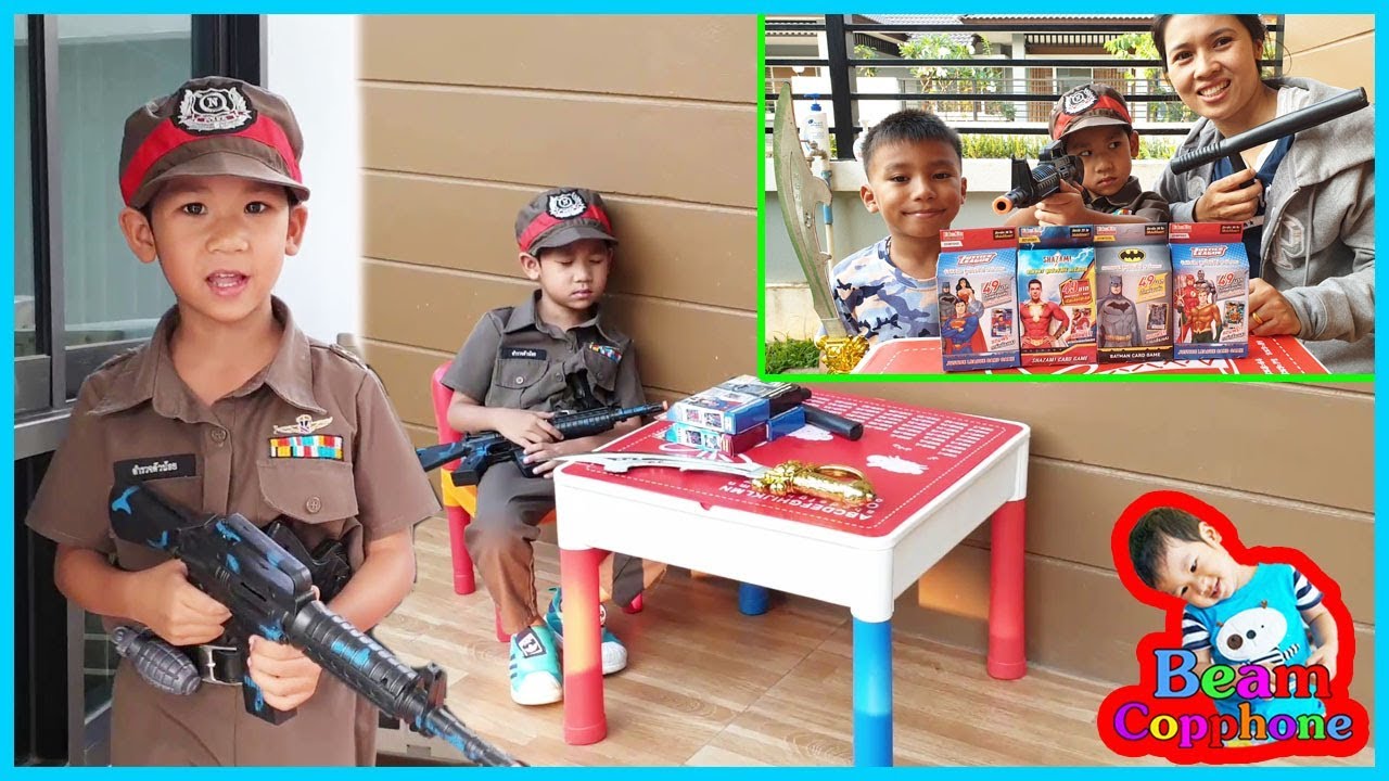 คุณตำรวจกับการ์ดซุปเปอร์ฮีโร่ ละครสั้น | น้องบีม