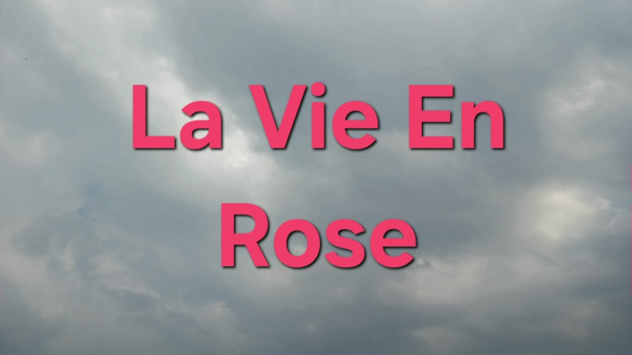 La Vie En Rose - Edith Piaf | simple piano cover