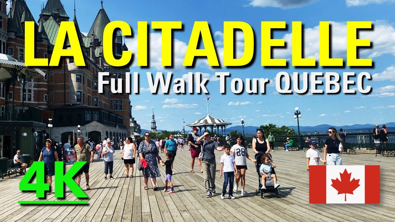 LA CITADELLE DE QUEBEC Full Walk Tour WORLD HERITAGE SITE @ QUEBEC ...