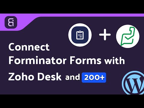 Integrating Forminator Forms with  Zoho Desk | Step-by-Step Tutorial | Bit Integrations