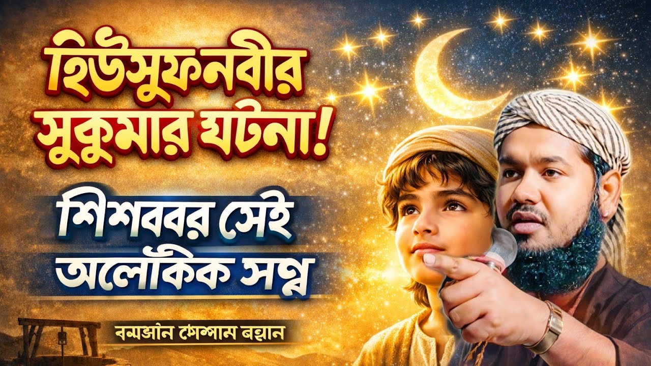 ইউসুফ নবীর সুন্দর ঘটনা ছেলেবেলাকার। মাওলানা ইউসুফ আলী জলসা।