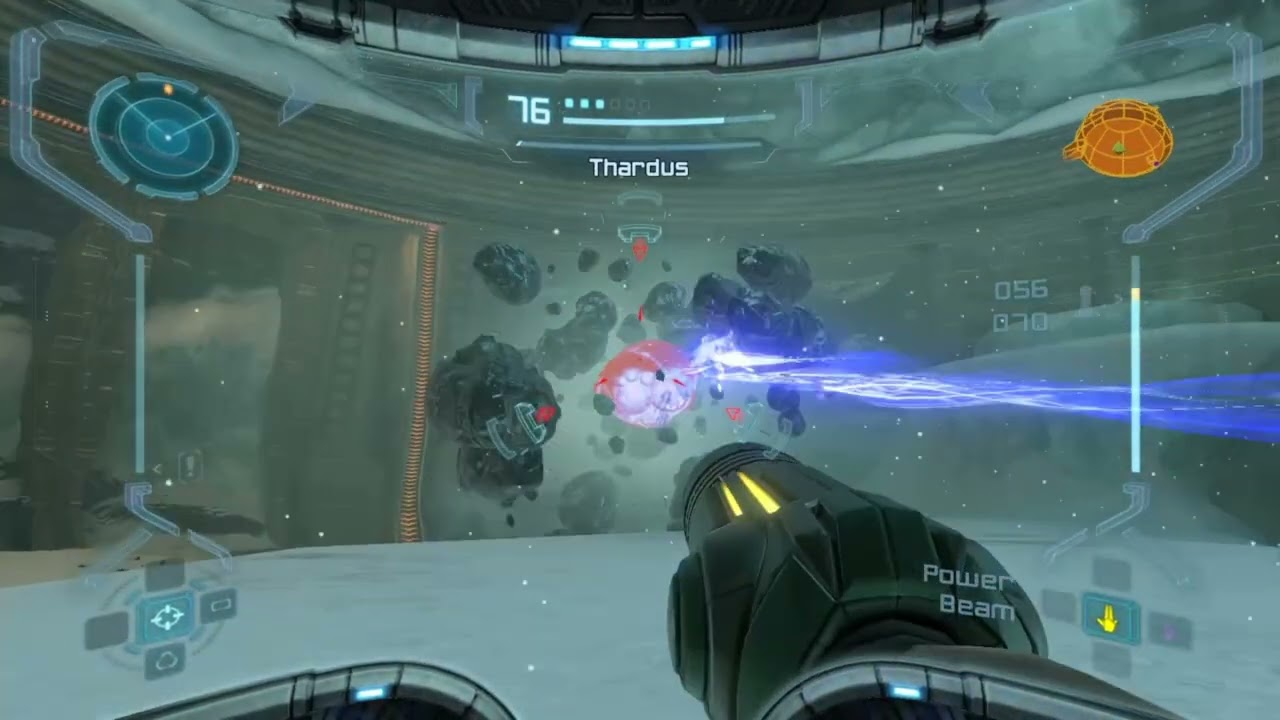 Metroid Prime Remaster | Thardus Boss battle | Hard mode