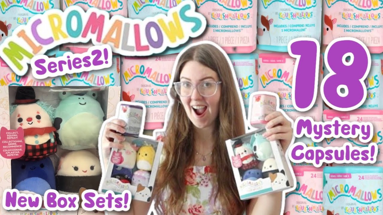 Opening up 18 Series 2 Mystery Micromallows & Unboxing New Series 2 Box Sets!