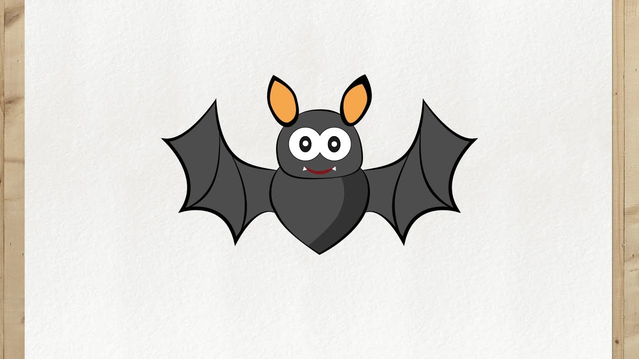 MORCEGO FOFO Como desenhar Morcego Kawaii ❤ Desenhos de Halloween -  Desenhos para Desenhar 