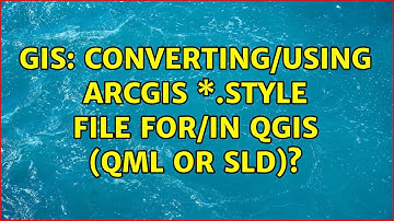 GIS: Converting/using ArcGIS \*.style file for/in QGIS (QML or SLD)? (4 Solutions!!)