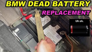 BMW Dead Battery Replacement DIY (Step by Step Video)