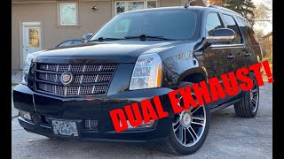 Escalade Muffler Delete (Dual Exhaust) + Interior Sound