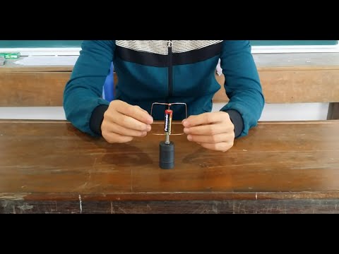 Video Thí nghiệm về lực từ (động cơ điện) - youtube