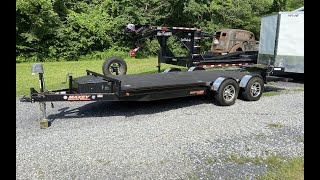 Maxx D Drop and Load trailer with air ride this thing is awesome  Maxey trailer with a few upgrades