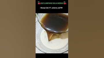 Thumbnail of Berkali kali membuat resep ini || Kue Lumpang Gula Merah yang manis, gurih, Legit & Enak #shorts
