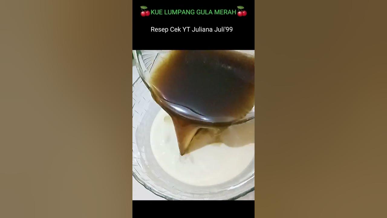 Berkali kali membuat resep ini || Kue Lumpang Gula Merah yang manis, gurih, Legit & Enak #shorts