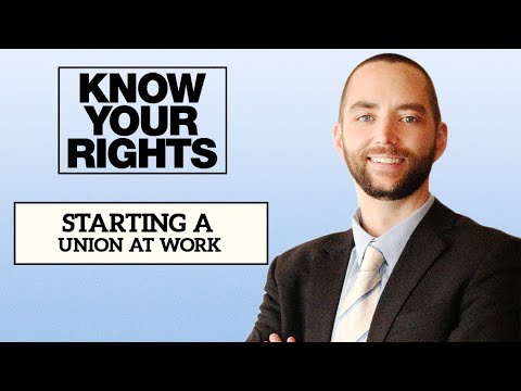 Video: How To Create An Independent Trade Union