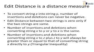 Edit Distance - Finding Similar Items and Clustering - Big Data Analytics