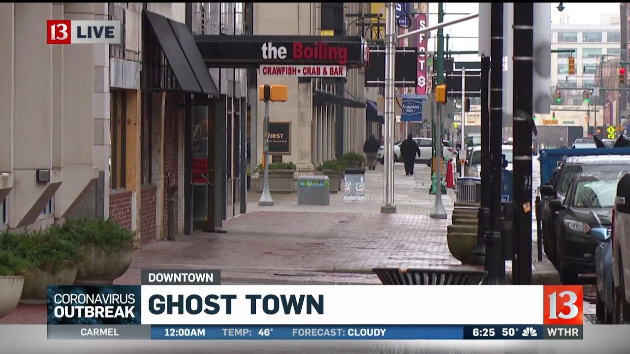 COVID-19 has Turned Downtown Indy into a GHOST TOWN.
