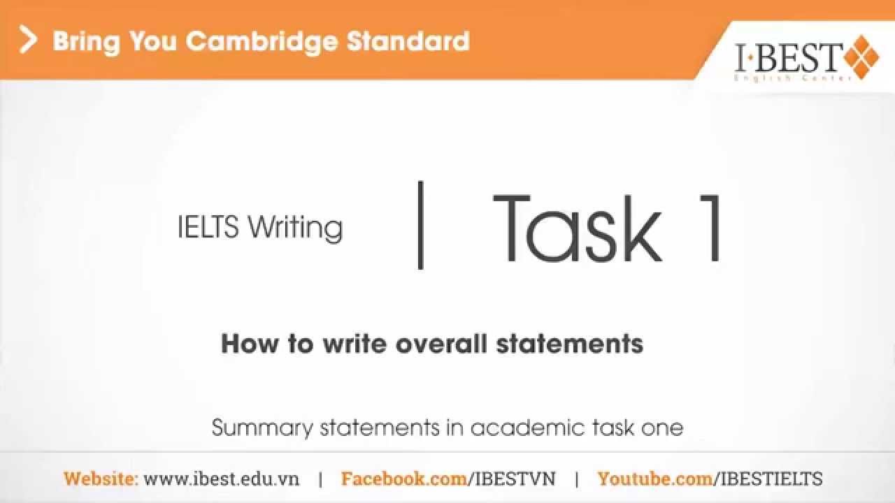 ielts writing tips how to write general statement in ielts task 1 how to write a statement