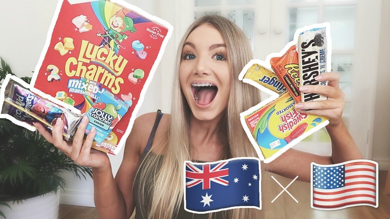 Australian/ British Girl Trying American Candy! 🇺🇸