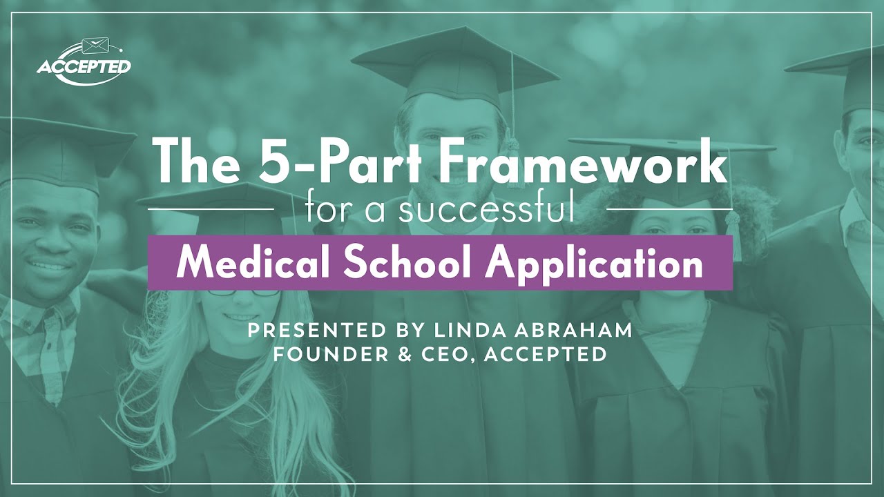 The 5 Part Framework for a Successful Medical School Application YouTube