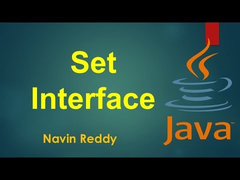 Video: Hvordan implementerer du settgrensesnitt i Java?