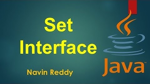 14.9 Set Interface in Java Collection Framework