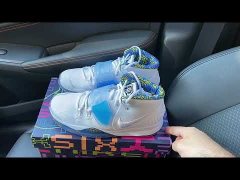 Nike Kyrie 6 Sapphire Laser Crimson 