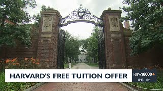 Harvard's free tuition offer