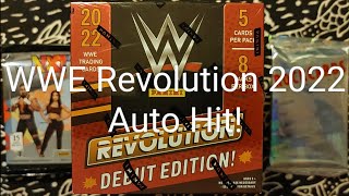 WWE Revolution 2022 Hobby Box Autograph Hit!