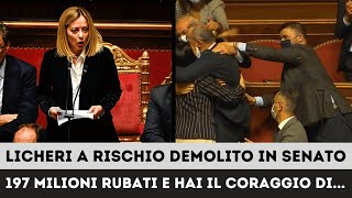 Senato Nel Caos Meloni Umilia Licheri In Aula, Scontro Durissimo E Accuse Shock