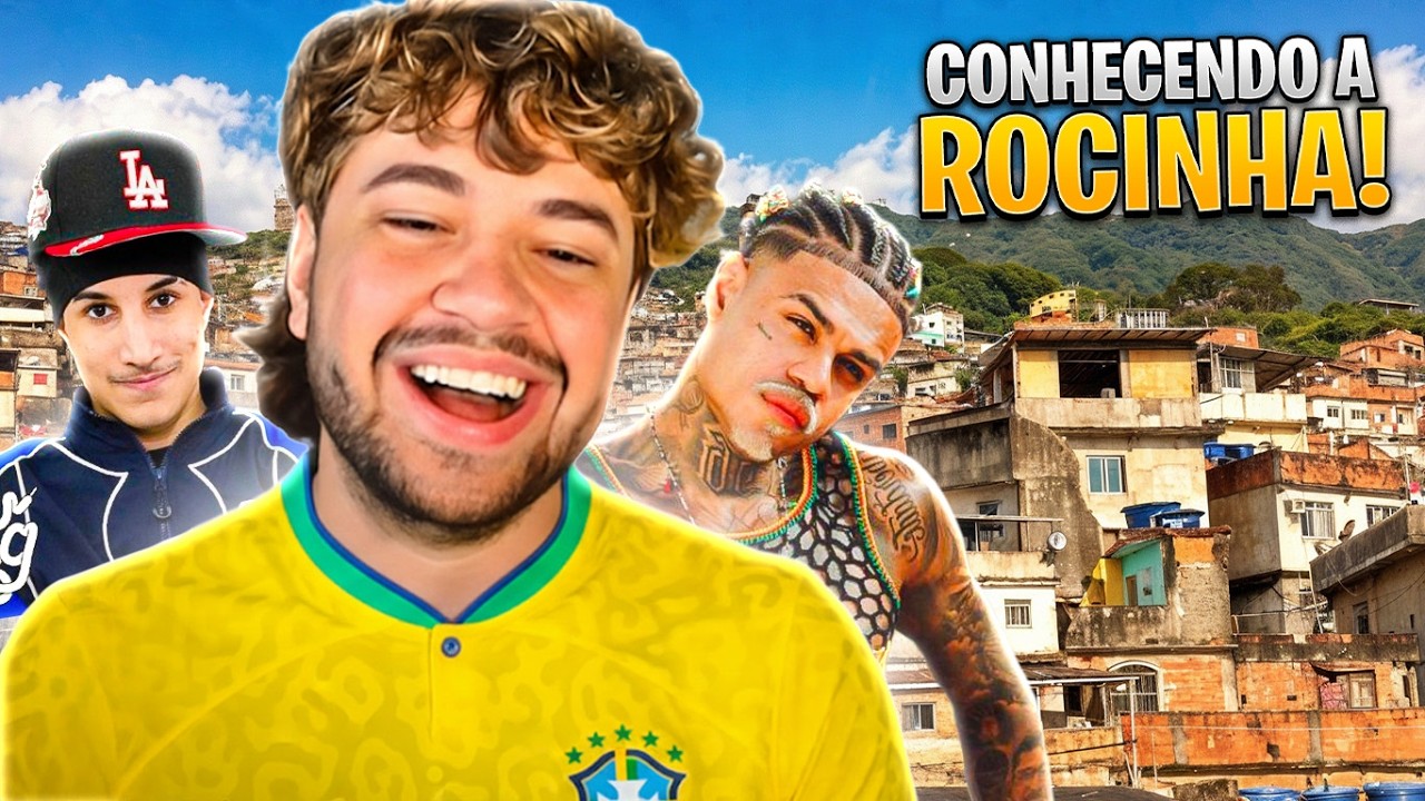 CONHECI A ROCINHA DO MELHOR JEITO POSSÍVEL! - VLOG