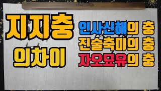 (충)적천수 지지충의 원포인트레슨 생방파동고의개 패지봉충자세추