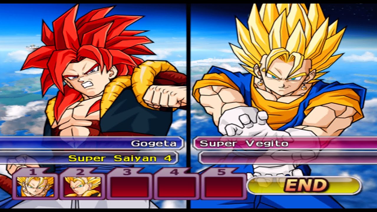 1X2 GOGETA SSJ4 RED POTARA VS 2 FUSÕES RED POTARA no DBZ BT3 Emulador DOLPHIN