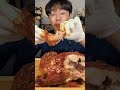 Giant food mukbang Lamb Intestine Noodles | Extreme Eating Sounds | Zhou Mukbang