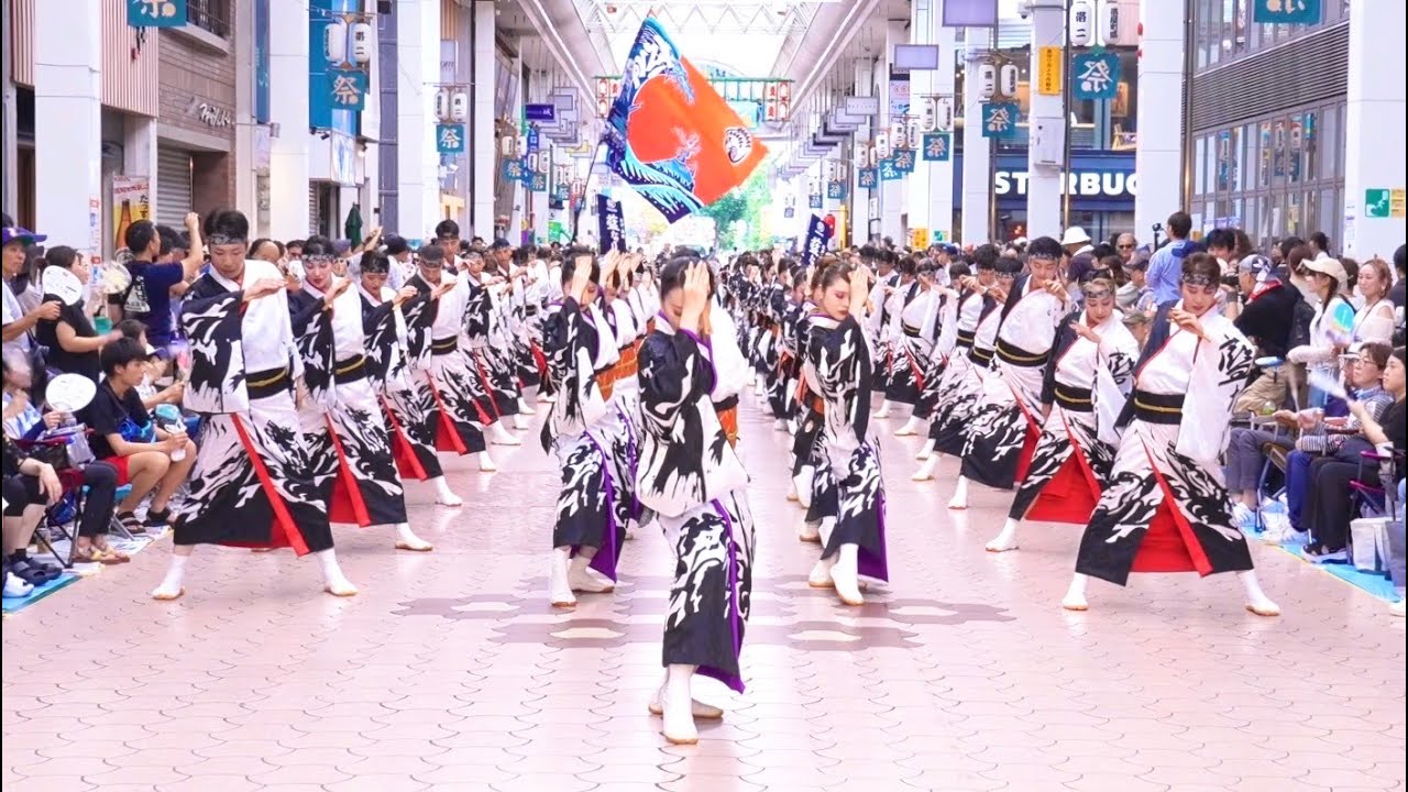 [4K]藍なり｜SIRIUS〜燃ゆる想ひ〜（2025 よさこい全国大会 /帯屋町筋会場）