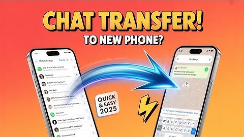 Transfer WhatsApp Chats WITHOUT Losing Data!