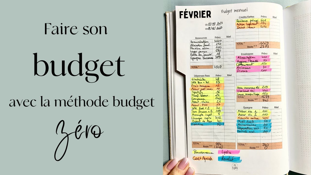 Comment construire son budget mensuel avec la méthode budget zéro 