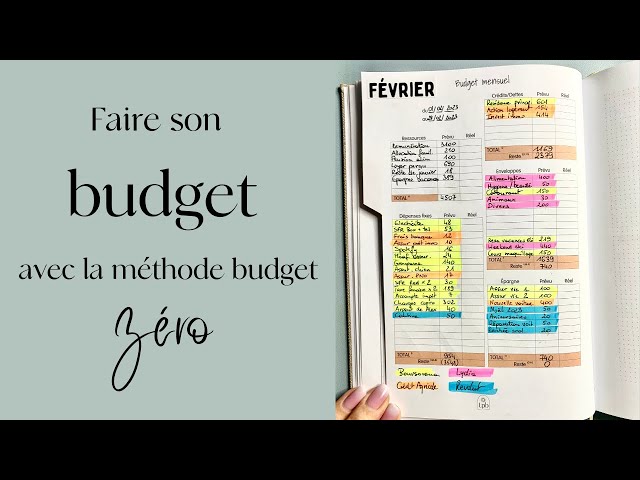 Comment construire son budget mensuel avec la méthode budget zéro 