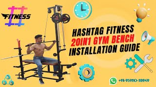 Hashtag fitness 20in1 gym bench installation guide