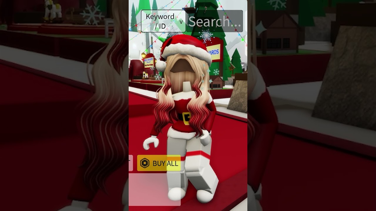 How to Dress as Mrs Claus in Brookhaven for Christmas! (CODES)