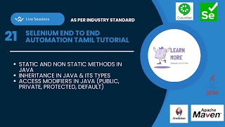 21 Java Basics: Static & Non-Static Methods | Inheritance & Access Modifiers Overview