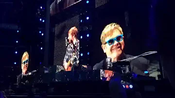 Ed Sheeran & Elton John - Afire Love (Wembley 2015)