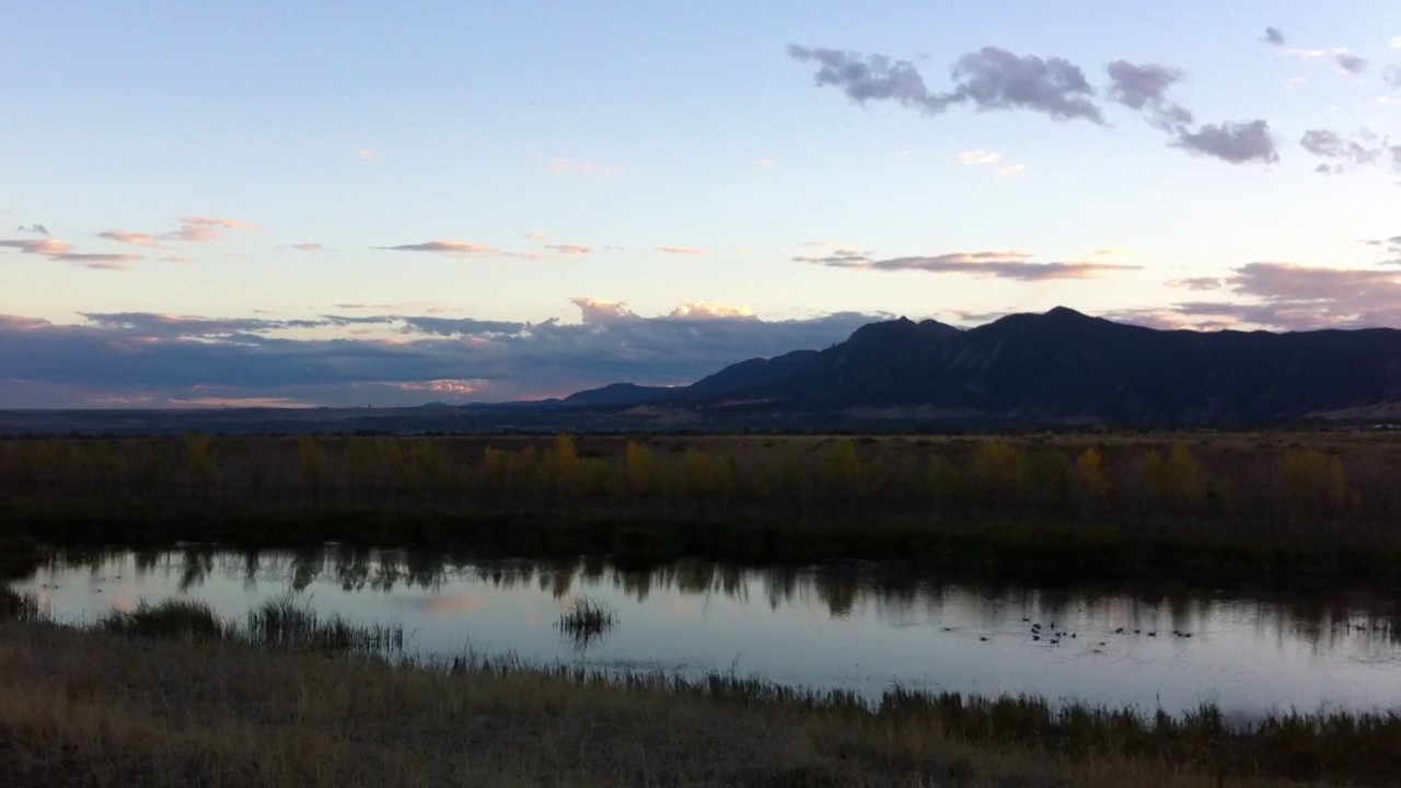 Boulder Valley Ranch Lake Sunset 9 16 - YouTube
