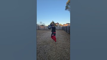 Horizontal cut with a tabar (axe) #axe