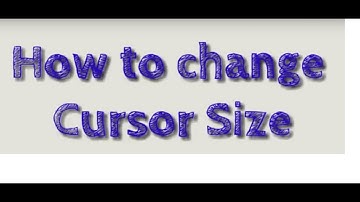 Changing Cursor Size in AutoCAD