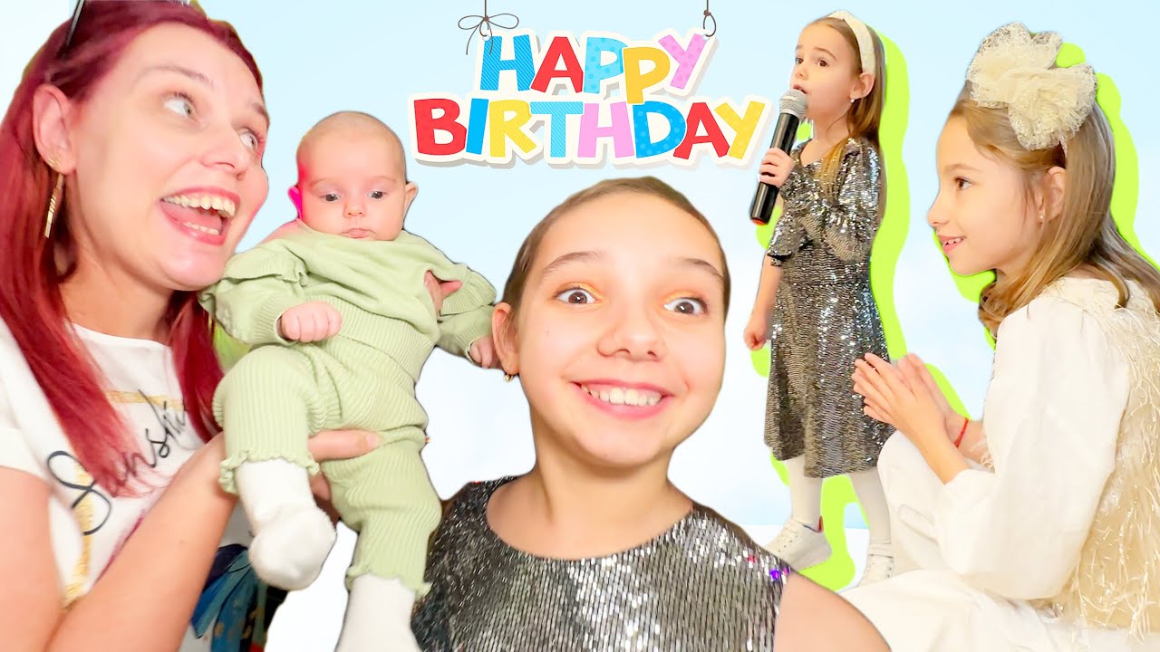 🎂 La Mulți Ani, EVA MARIA 🥳 BRIANA Cântă Prima ei PIESĂ 🙀