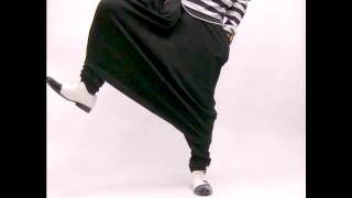 スピードオレンジ：2WAYドレープサルエルパンツ[B062]