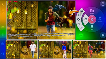 New Mass attitude whatsapp Status video editing for boys in kinemaster || Tamil Lion whatsapp status