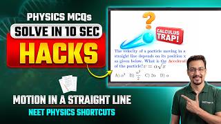 Stop Doing Kinematics the Long Way! (5 High-Yield NEET Physics Tricks) 🤯