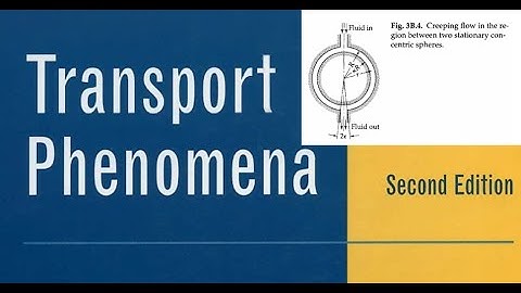 Problem 3B.4 Walkthrough. Transport Phenomena Second Edition