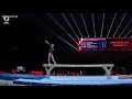 Elina vihrova lat  2021 artistic europeans  qualification beam